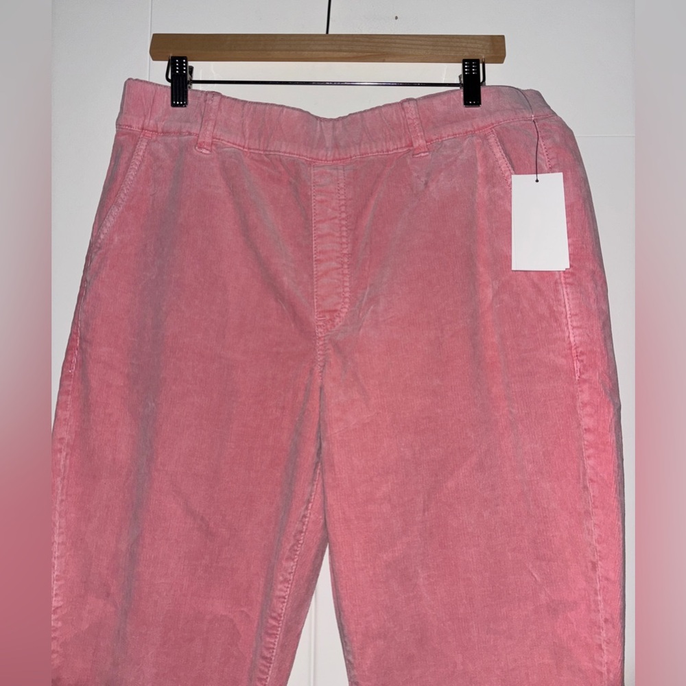 Juicy Couture Corduroy Pants Women 16 NWT Pink Paperbag‎ Barbiecore Academia - Picture 5 of 10